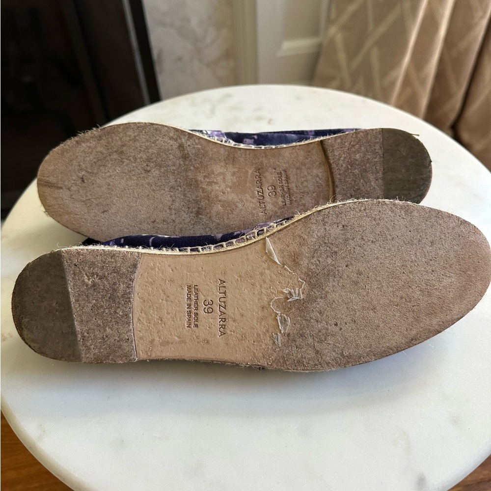 Altuzarra Purple Tie-Dye Espadrille Flats - Picture 5 of 5